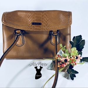 Liz Claiborne brown snakeskin purse